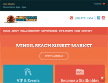 Tablet Screenshot of mindil.com.au
